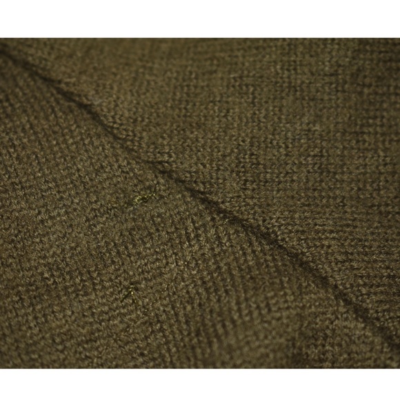 Moyuru Brown Tone Wool Vest with Collar Lagenlook Artsy One Size XL - Picture 7 of 9